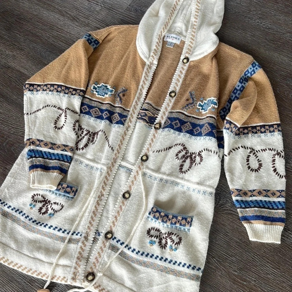 B.G Basics Aztec Western Boho Cardigan - Picture 2 of 8